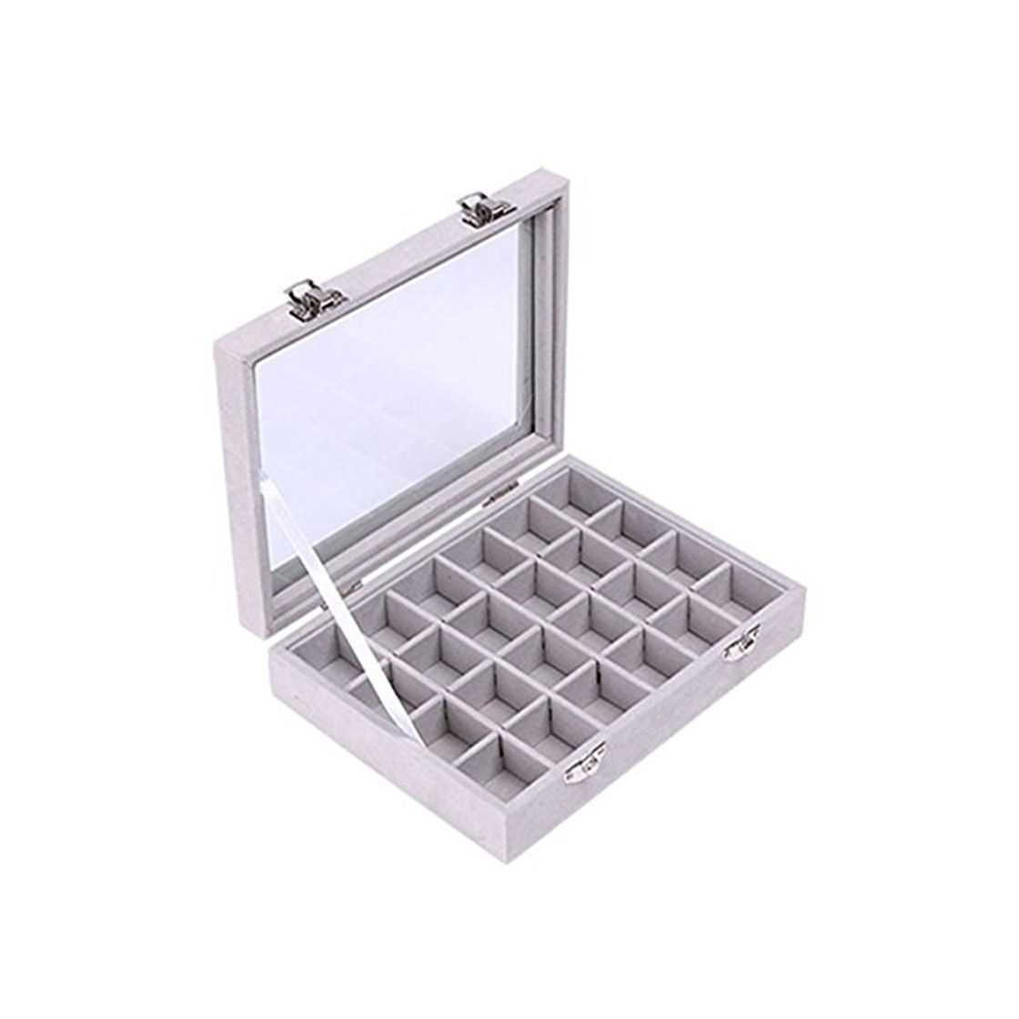 Producto Juanya Joyero Organizador Caja de almacenamineto Franela para joyerias Anillos Pulsera Collar