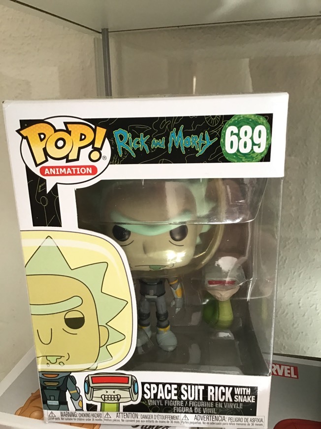 Juego Funko- Pop Animation: Rick & Morty-Space Suit Rick w/Snake and Morty Collectible