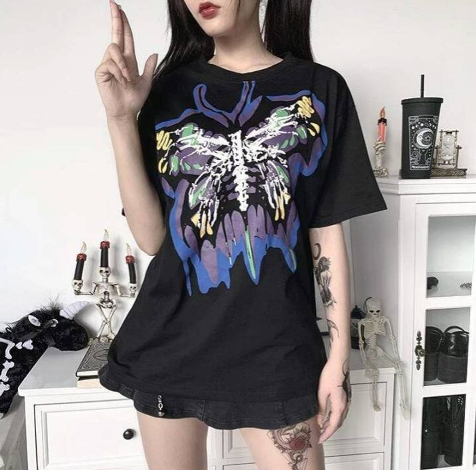 Fashion Women's Grunge Butterfly Printed Loosed T-shirts🦋