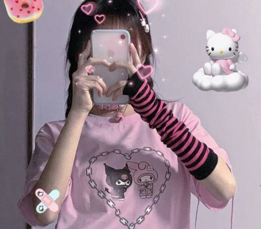 Moda ♡the melody x kuromi top♡