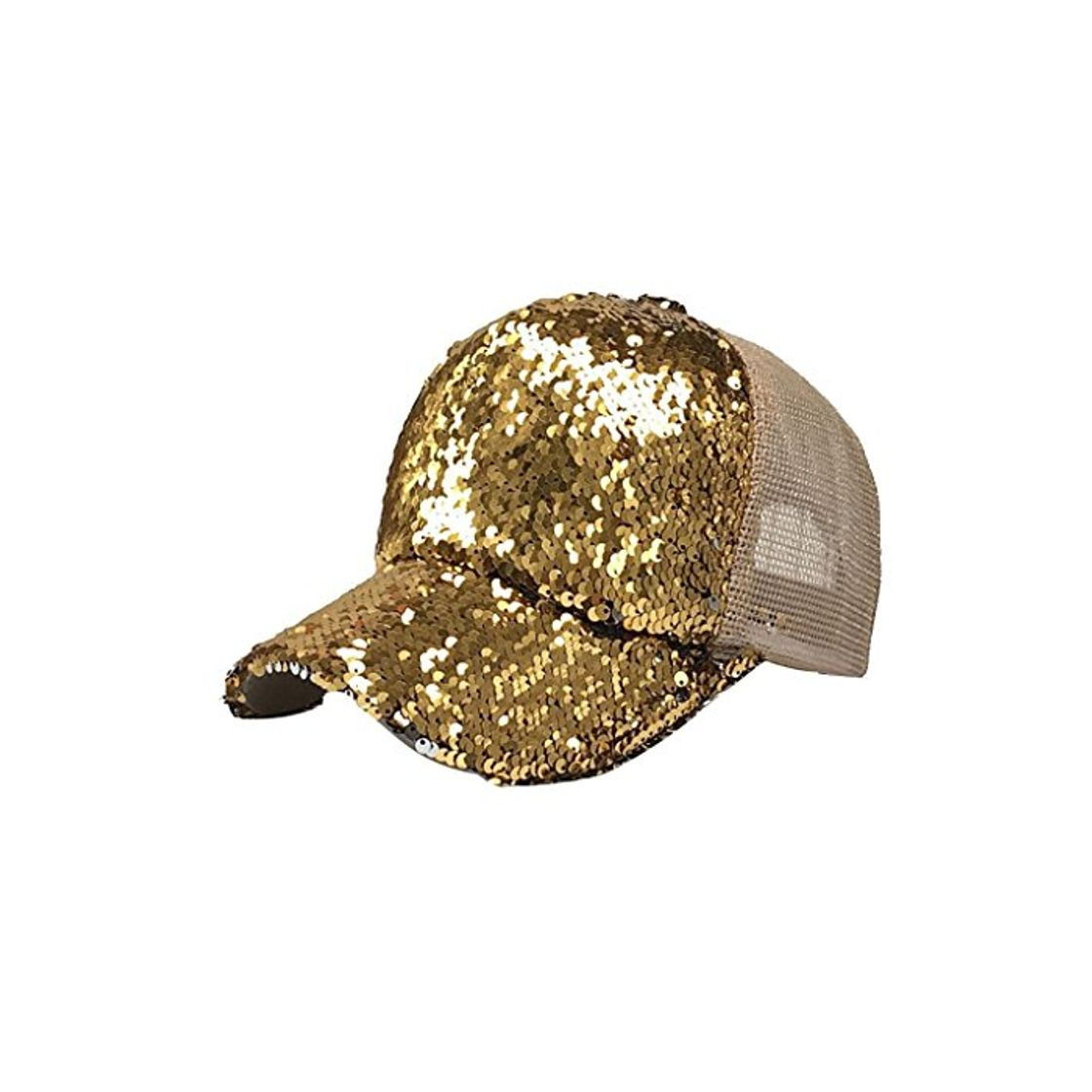 Products Lenfesh Gorra de béisbol de Lentejuelas Brillantes Snapback Sombrero de Verano para