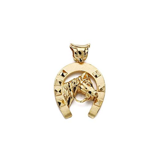 Colgante Oro 18K Herradura 28mm