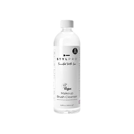 Solución limpiadora para pinceles y brochas de maquillaje vegano STYLPRO – 500ml