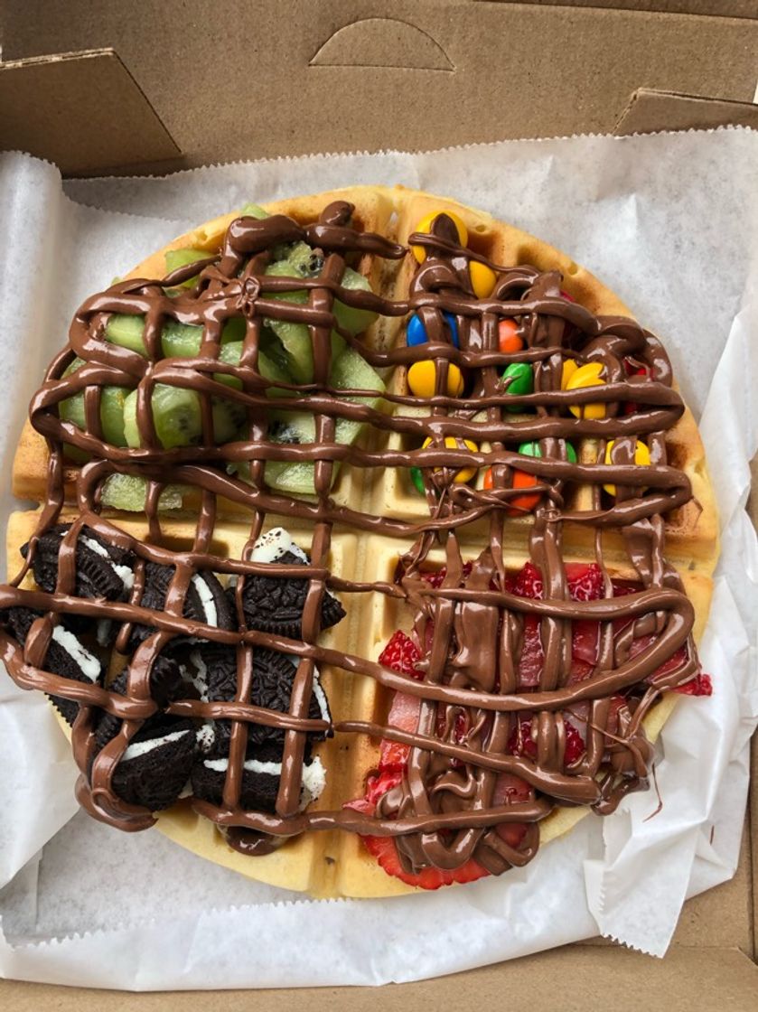 Moda Los mejores waffles y helados se los prometo 