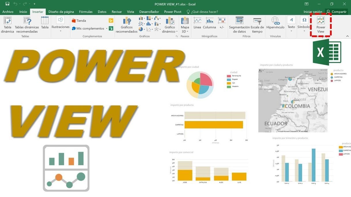 Moda ¿Cómo CREAR UN DASHBOARD con POWER VIEW? - YouTube