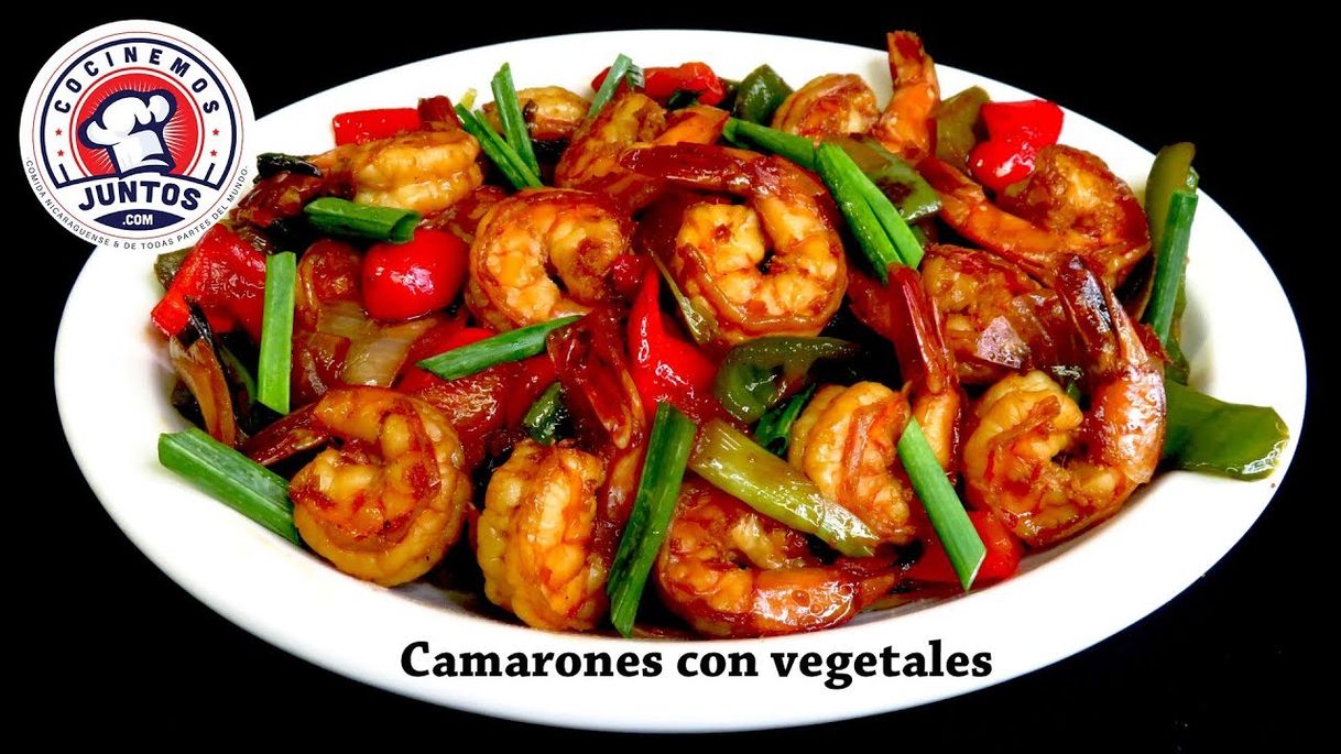 Moda Camarones fritos con vegetales estilo Asiático - YouTube