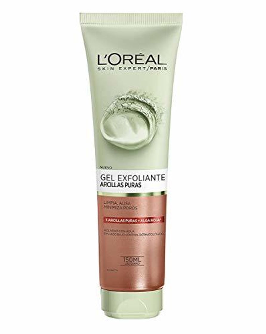 Beauty L'Oréal Paris Gel Limpiador Exfoliante Arcillas Puras Roja