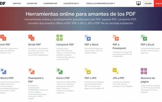 iLovePDF | Herramientas PDF online gratis