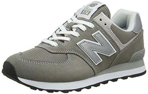 New Balance WL574EB, Zapatillas Mujer, Gris