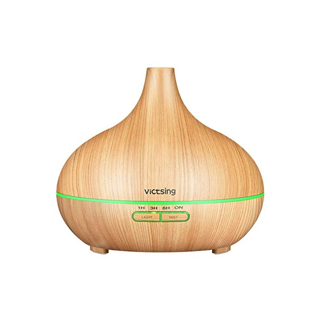 Social VICTSING 300ml Humidificador Ultrasónico Aromaterapia, Difusor de Aceites Esenciales de Vapor Frío,7-Color