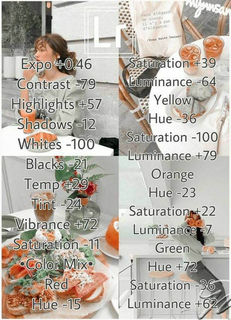 Preset de efeito no lightroom