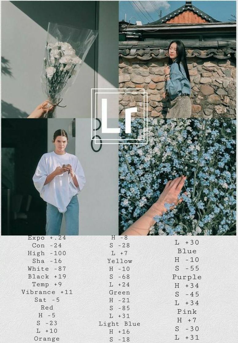 Preset de efeito no lightroom