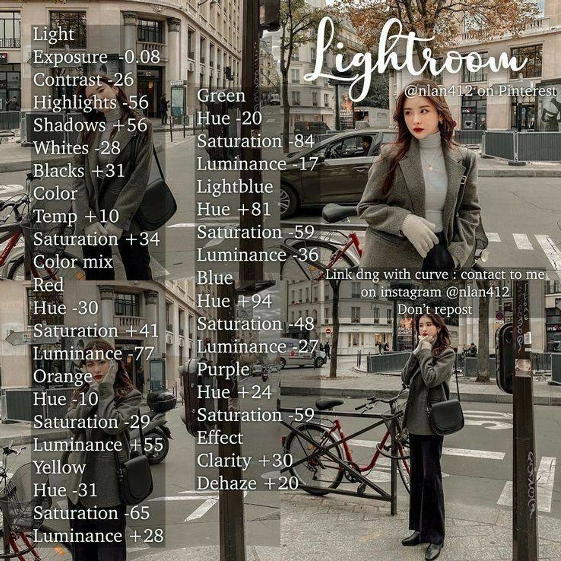 Preset de efeito no lightroom