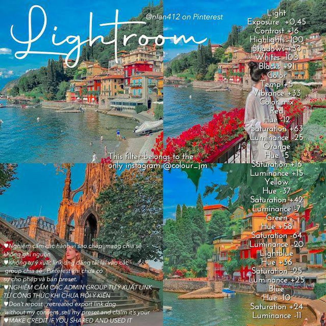 Preset de efeito no lightroom