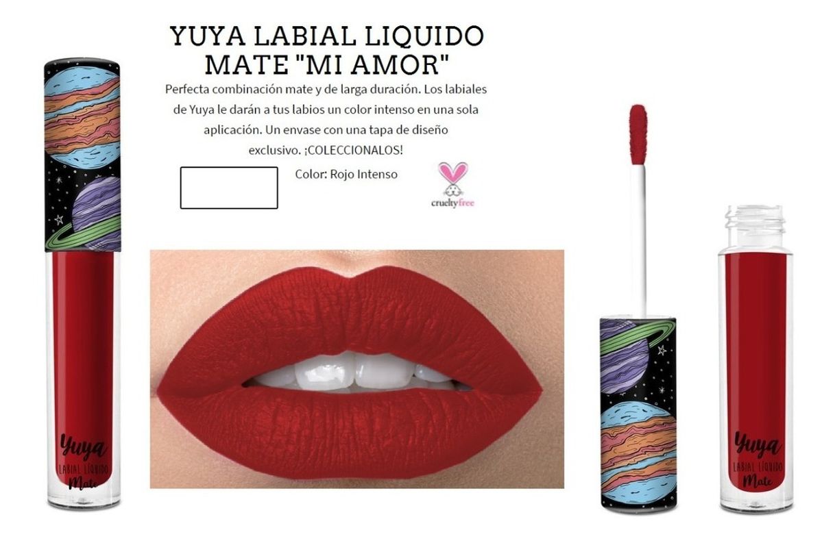 Moda Labial líquido mate "mi amor" 