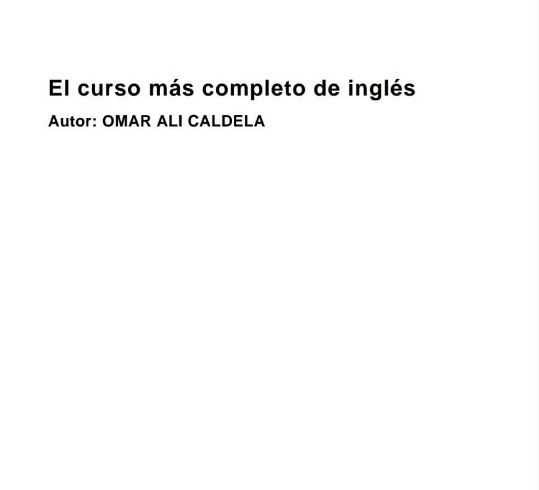 Curso de inglés 