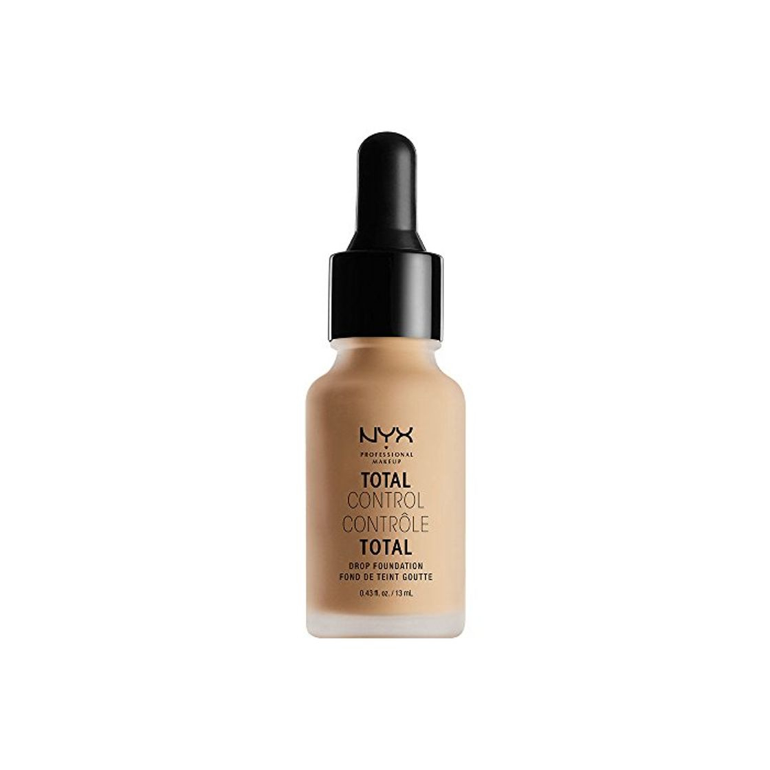 Belleza NYX Professional Makeup Base de maquillaje Total Control Drop Foundation, Dosificación precisa,