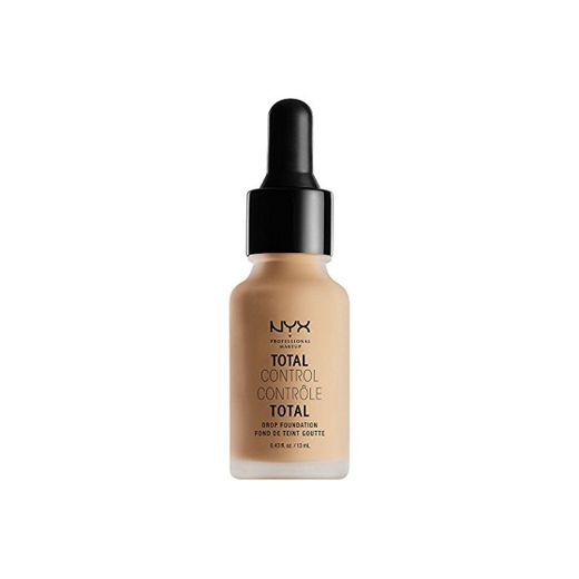 NYX Professional Makeup Base de maquillaje Total Control Drop Foundation, Dosificación precisa,