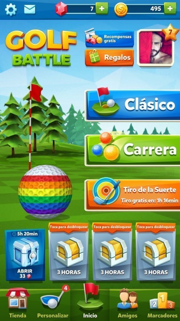 Videojuegos Golf Battle