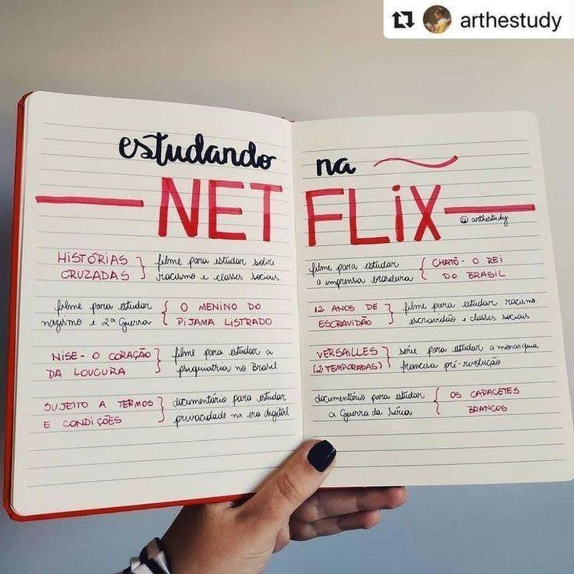 Estudar assistindo filme