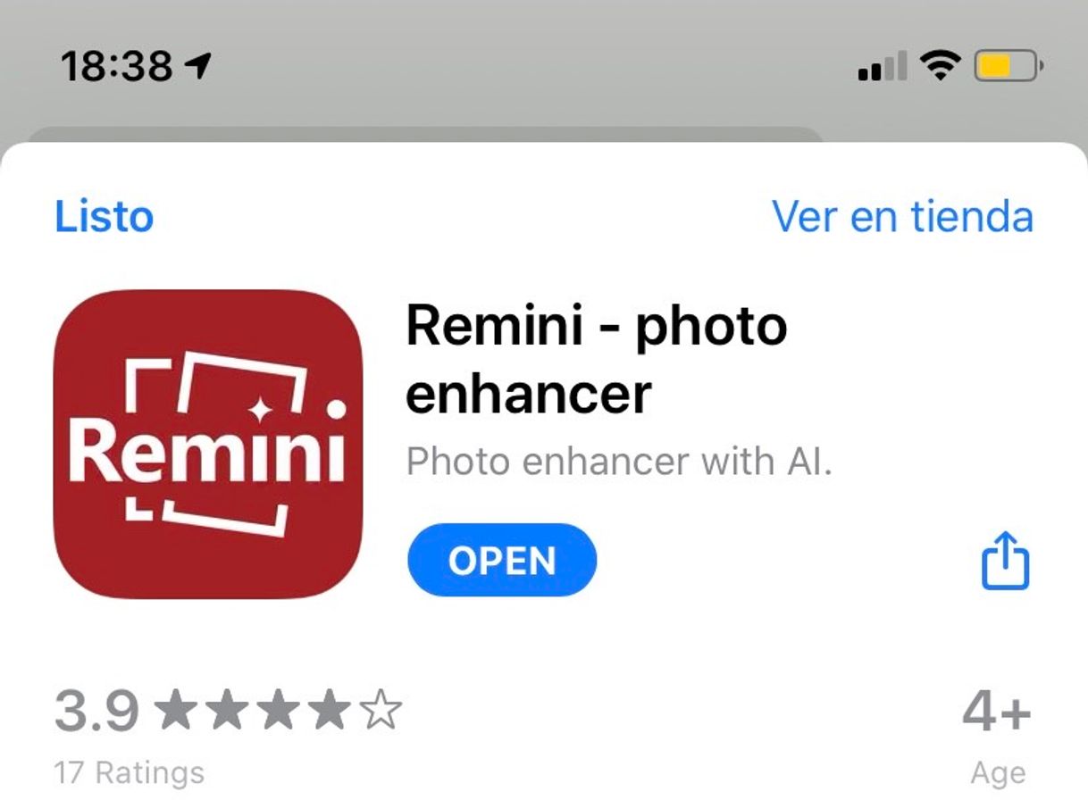 App REMINI 