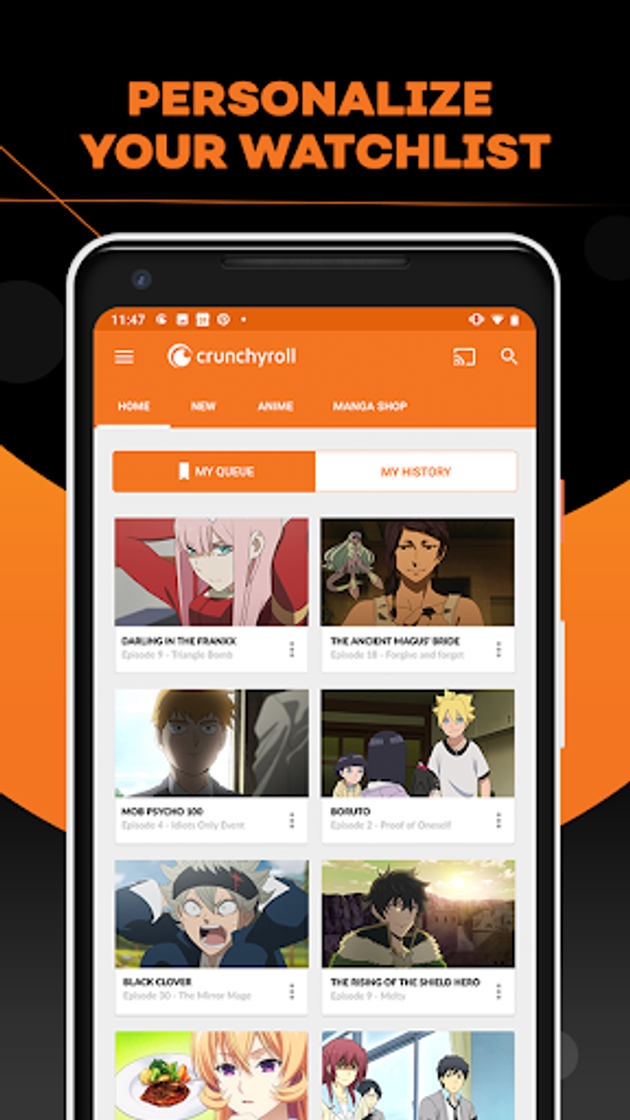 Moda ‎Crunchyroll on the App Store