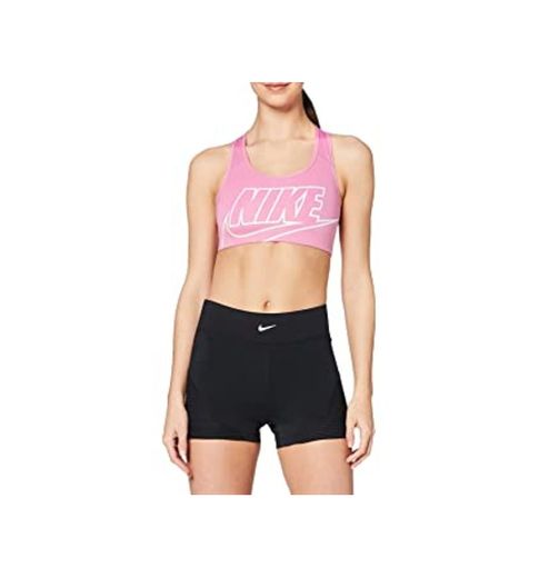 Nike W NP Shrt 3in Pantalones Cortos, Mujer, Negro