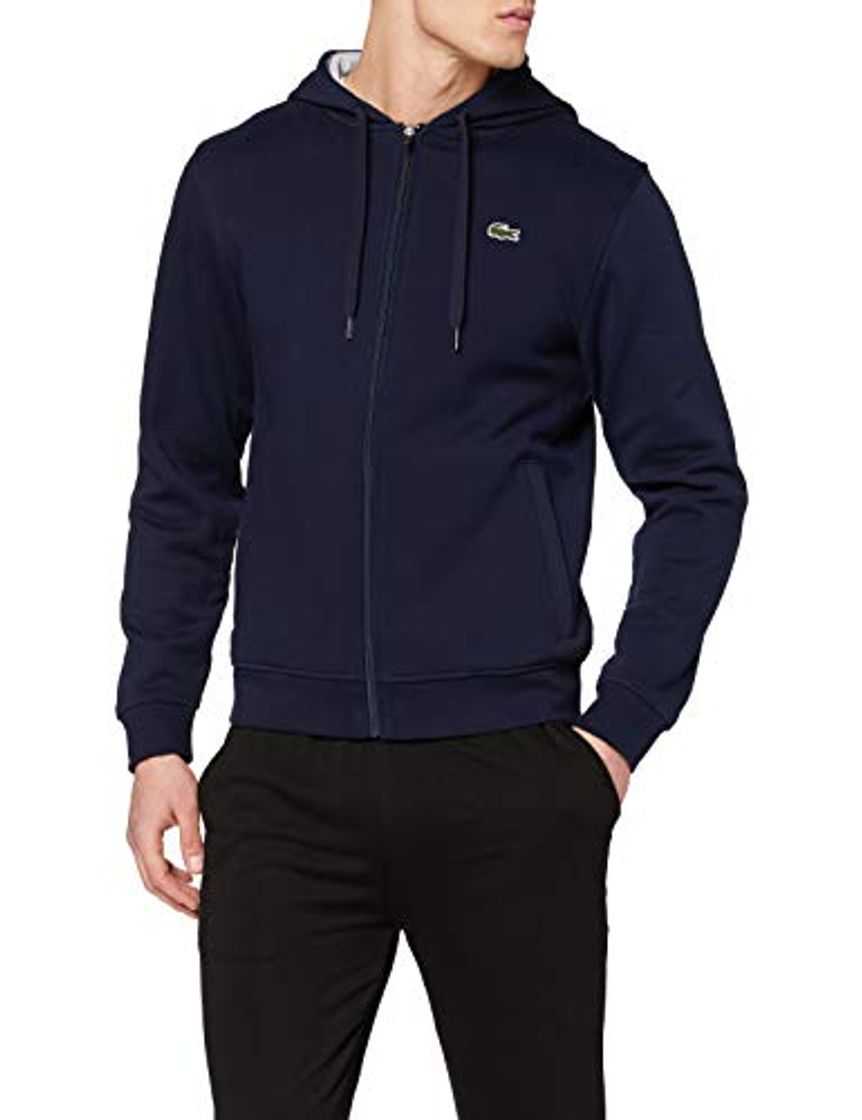 Social Lacoste Sport Sh7609 Sudadera con Capucha, Azul