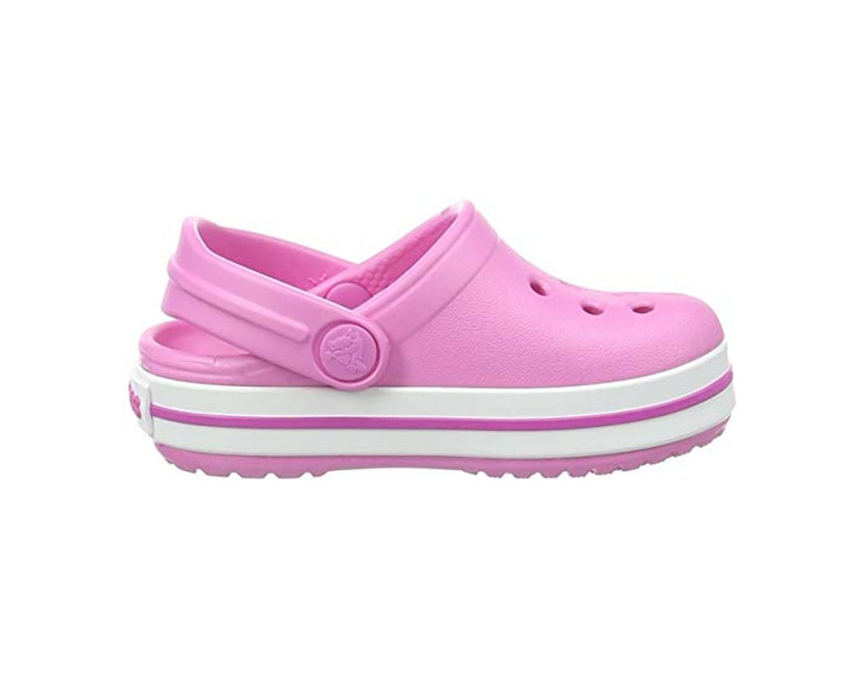 Product Crocs Crocband Clog K, Zuecos con Correa Trasera Unisex-Bambini, Rosa