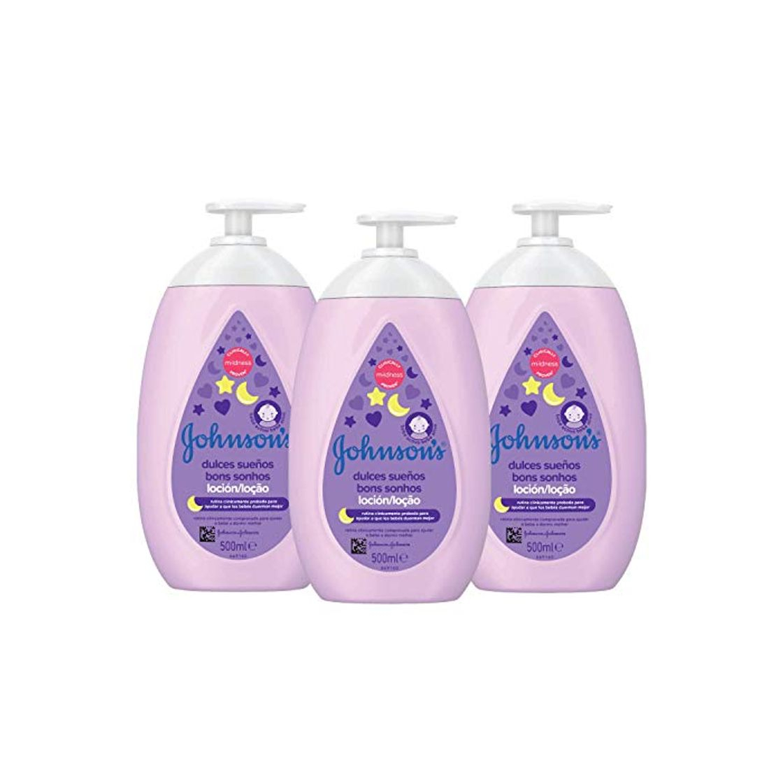 Social Johnson's Baby Dulces Sueños - Loción suave para pieles sensibles y uso