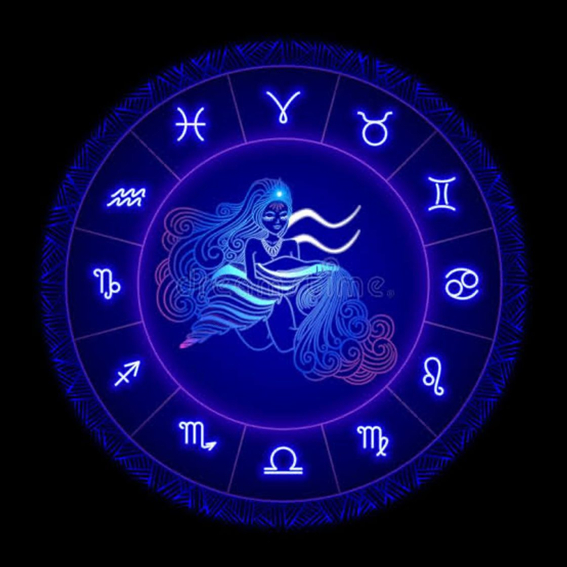Social Acuario Horóscopo Negro 🖤♒️