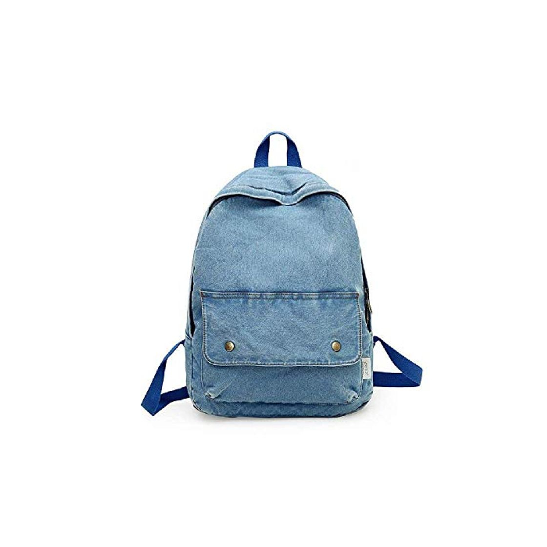 Moda DWXX Backpack Vintage Denim Backpack Female Korean Jeans College Student Bag Ins Canvas Gir Bagpak For Back To School