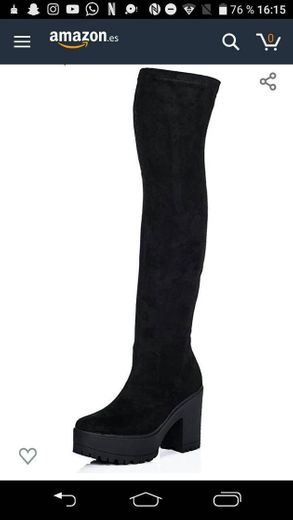 Rodilla Alta Botas Mujer Otoño Invierno Tacón Alto Casual Botas Altas De