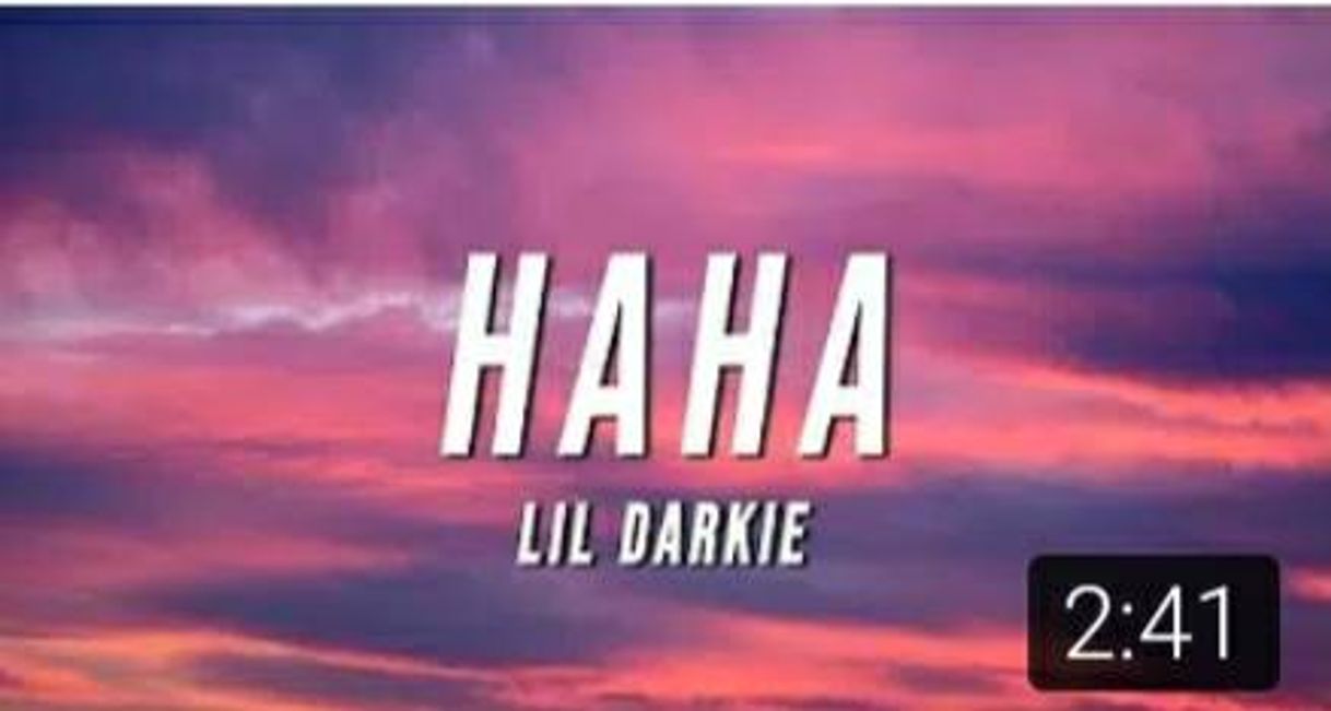 Canción Lil Darkie - HAHA (Lyrics) - YouTube🤪🤯