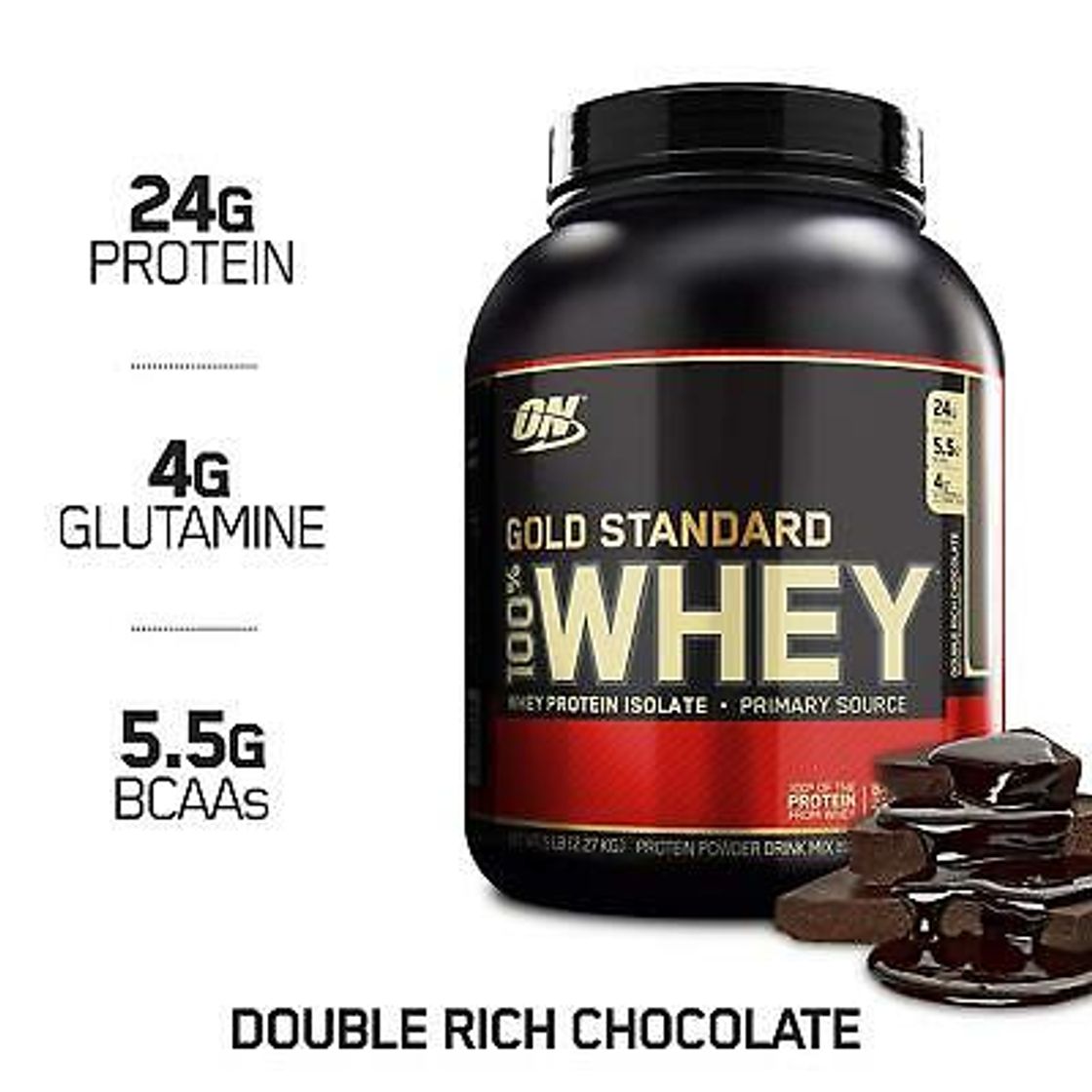 Social Optimum Nutrition ON Gold Standard 100% Whey Proteína en Polvo Suplementos Deportivos