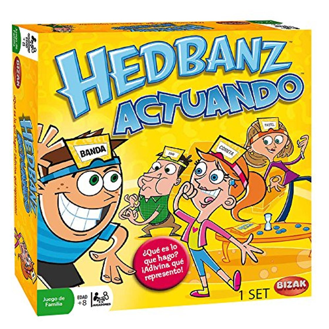 Producto Juegos Bizak - Hedbanz actuando