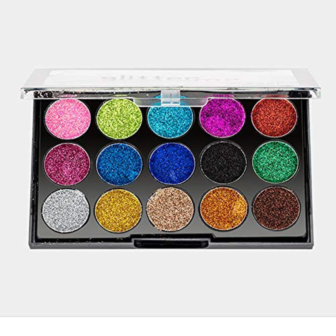 Product YRFDM Helada Belleza Brillo de 15 Colores de Sombra de Ojos Sombra de Ojos en Polvo ShimmerPigmented Maquillaje Resistente al Agua Resistente a la Gama