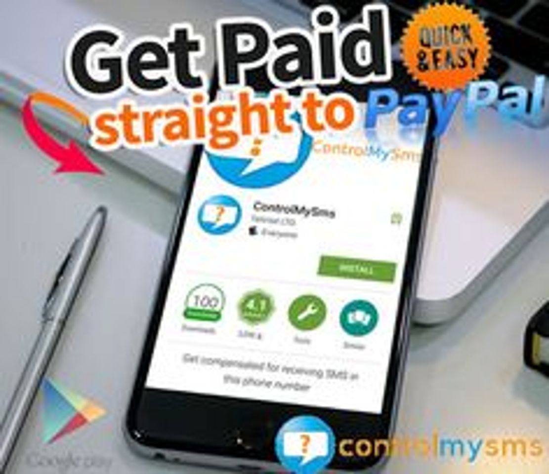 Apps Get paid for receiving SMS in your Android phone with ControlMySMS