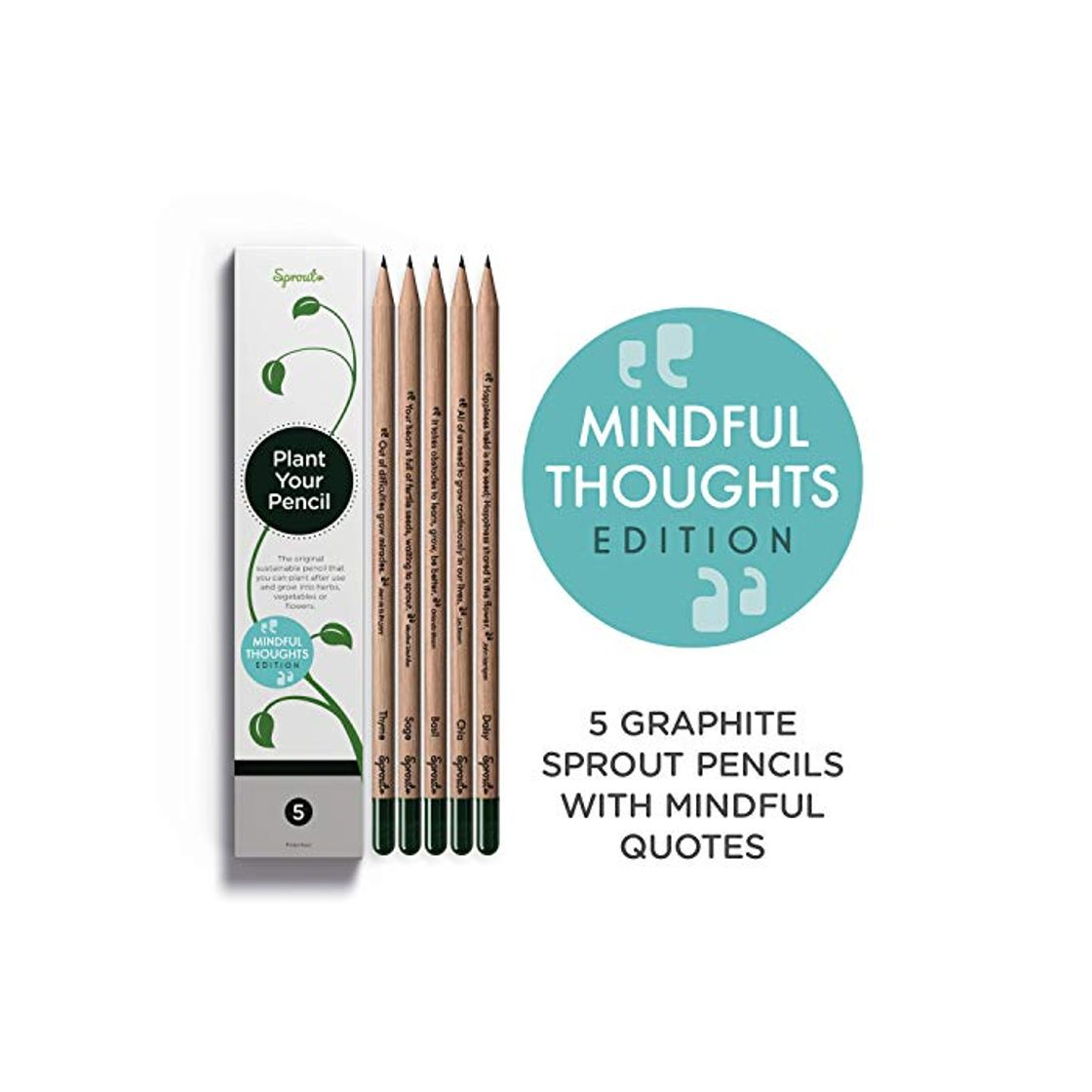 Product Sprout lápices plantables - Mindful edition