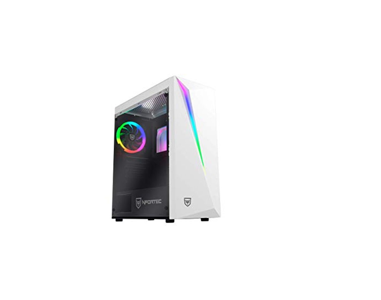 Electronic Nfortec Lynx Torre Gaming Blanca RGB