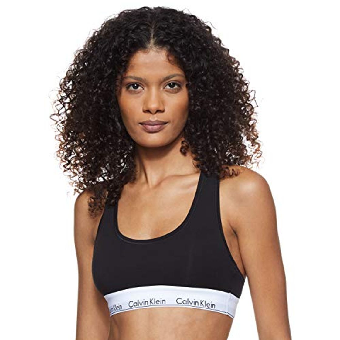 Social Calvin Klein 0000F3785E, Sujetador para Mujer, Negro