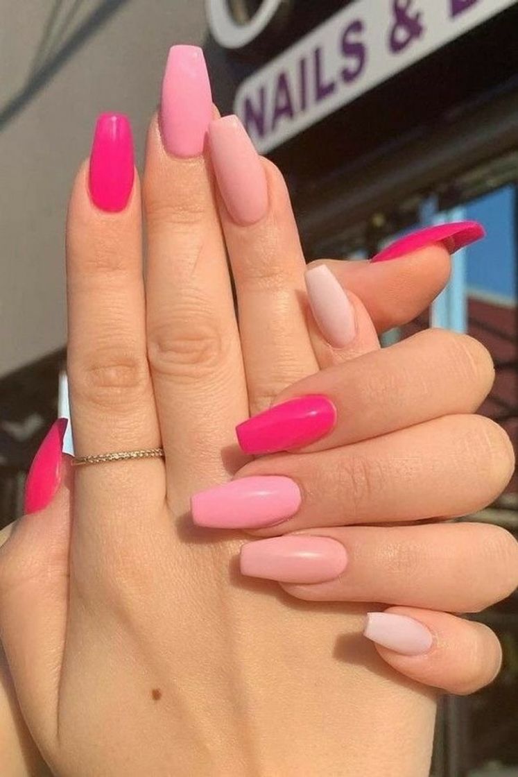 Moda Uñas gama rosa