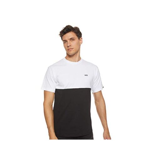 Vans Colorblock tee - Camiseta para Hombre , Blanco