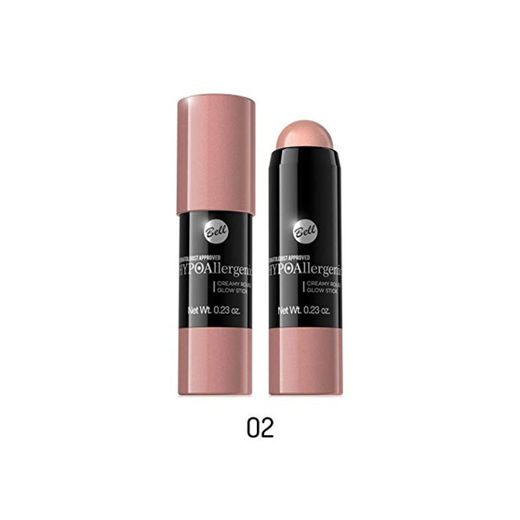 225 – 226 Bell hipoalergénico cremosa Rouge Glow Stick Long Lasting moddeling Blush