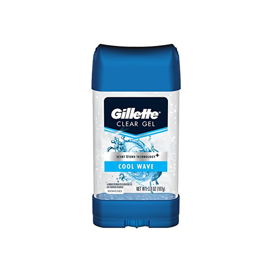 Product Gillette anti-Perspirant/desodorante Clear Gel, Cool Wave, 4 oz/118.29 ml