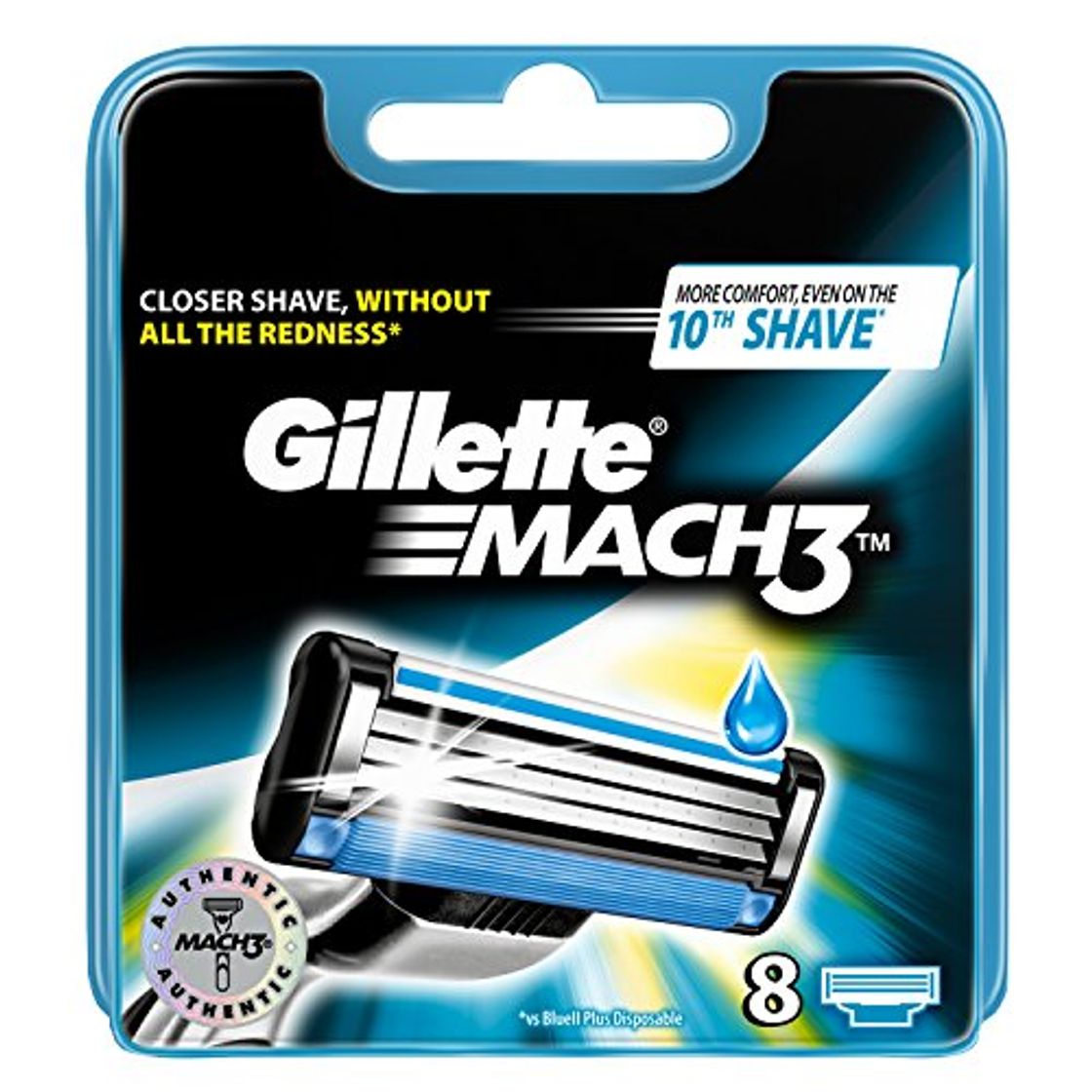 Products Gillette Mach 3 - Cuchillas de recambio para maquinilla de afeitar