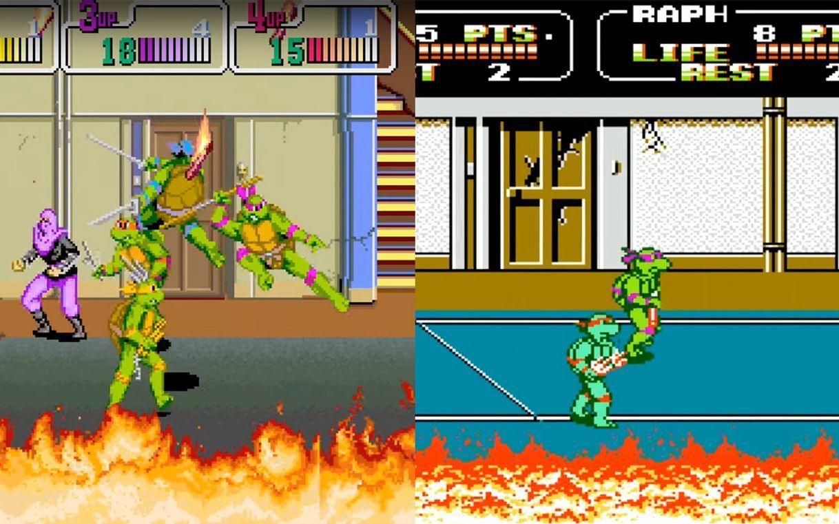 Videogames Teenage Mutant Ninja Turtles II: The Arcade Game