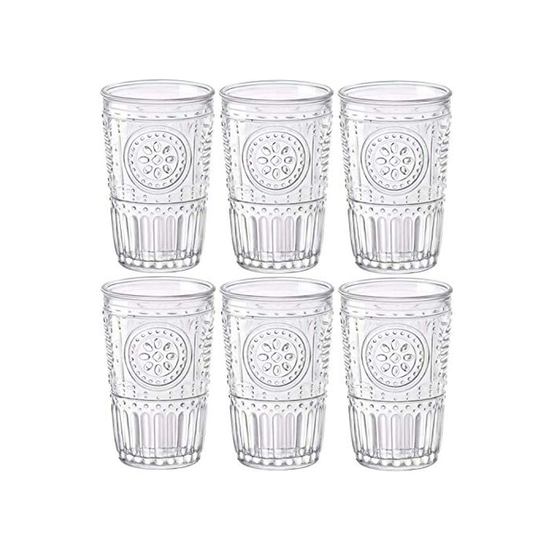 Social Bormioli Rocco Romantic Juego de 6 Vasos 30