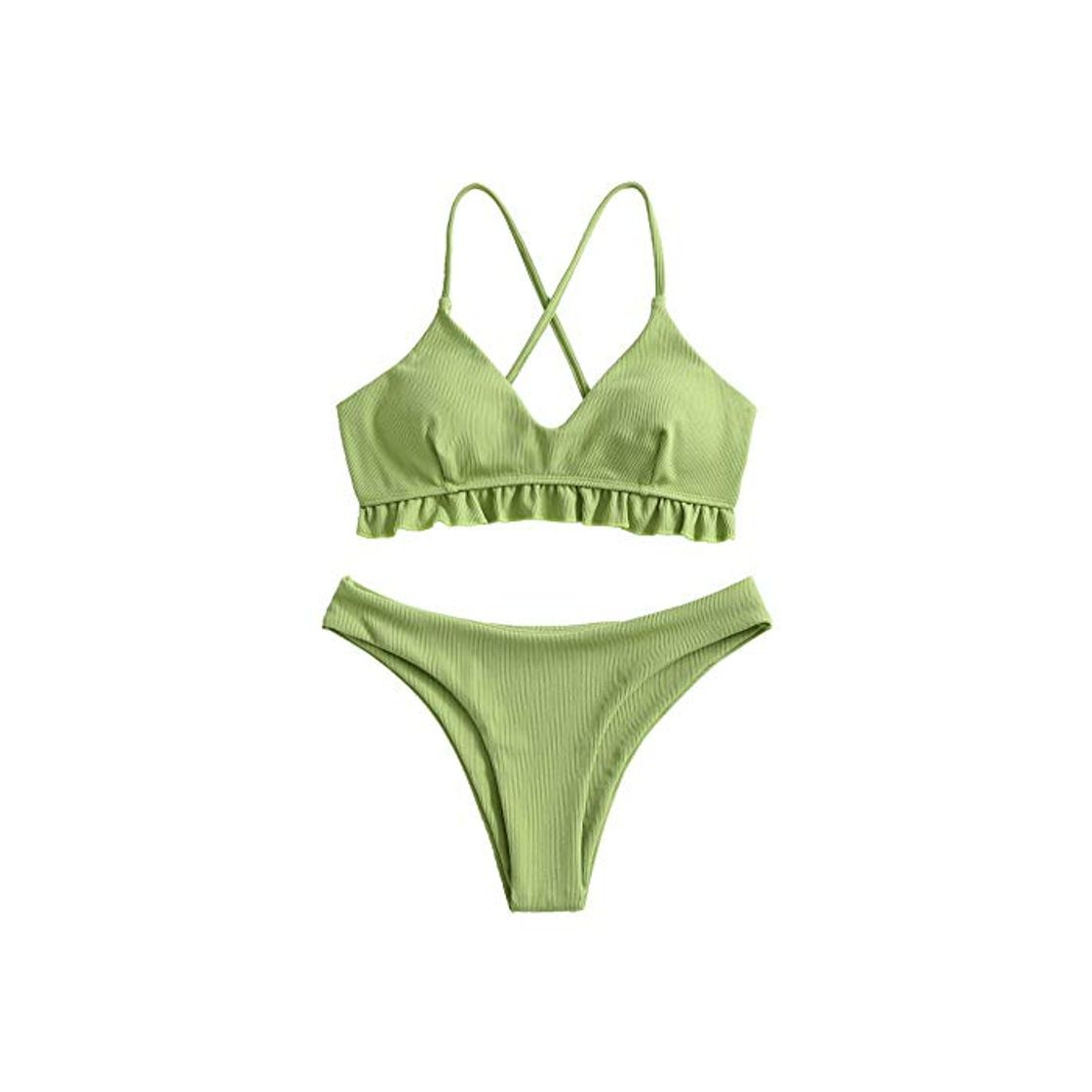 Social ZAFUL – Bikini con volantes y cruz
