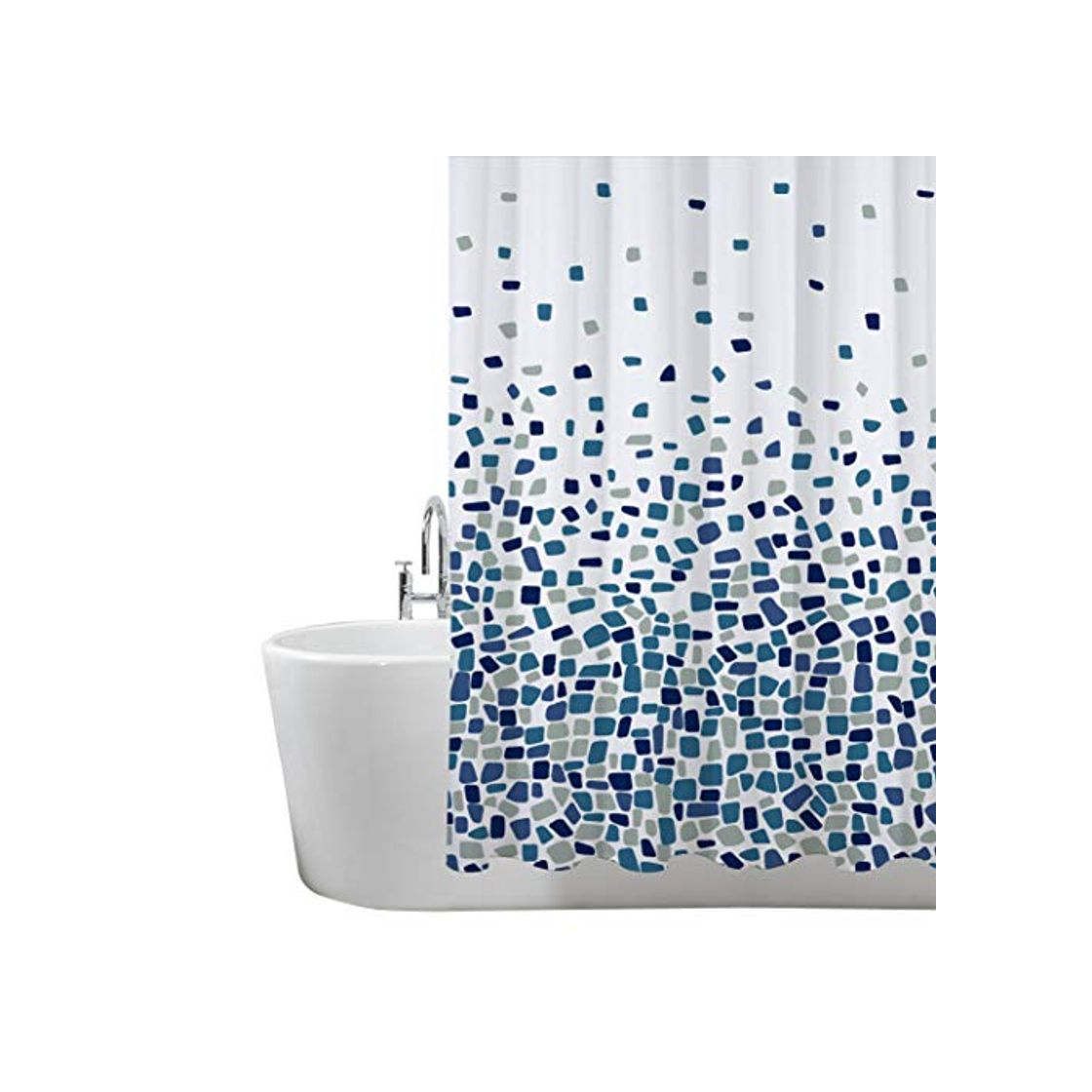 Social Cortinas de Ducha, para baño, bañera, Impermeable, Resistente al Moho, Anti Moho